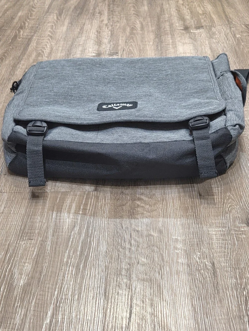 Callaway Preowned Men's Messenger Laptop Bag Gray/Black